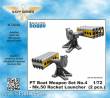 CMK N72040 - 1:72 PT Boat Weapon Set No.4 - Mk.50 Rocket Launcher (2 pcs.)