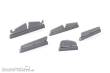 CMK 129-7409 - Ki-43 II Hayabusa Control Surface Set for Special Hobby in 1:72