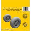 CMK 129-7480 - 1:72 Beufighter Mk.I/VI Mainwheels - Early Wheel Hub / Smooth Tyre