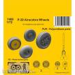 CMK 129-7488 - 1:72 P-39 Airacobra Wheels and Front Leg