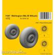 CMK 129-7497 - 1:72 Wellington Mk.II Wheels 1/72 / for Airfix kit