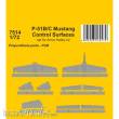 CMK 129-7514 - 1:72 P-51B/C Mustang Control Surfaces 1/72 / for Arma Hobby kit