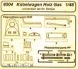 CMK 129-8004 - Kübelwagen Holzgas für Tamiya Bausatz