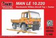 CMK 129-8056 - MAN LE 10.220 Bundeswehr Military Aircra Tug + Towbar in 1:48