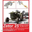 CMK 129-8063 - 1:48 Zetor 25 ´Military w/Towbar for MiG 15/17s´ 1/48