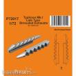 CMK 129-P72017 - Typhoon Mk.I Late Type Shrouded Exhausts / for Airfix kit