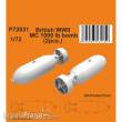CMK 129-P72031 - British WWII MC 1000lb bomb Mk.I (2pcs.)