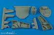 Aires 2073 - 1:32 F8F-1 Bearcat wheel bay Für Trumpeter Bausatz
