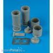 Aires 2074 - 1:32 F-4B/C/D/N Phantom II exhaust nozzles für Tamiya Bausatz