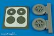 Aires 2090 - 1:32 Bf 109E wheels Für Eduard Bausatz