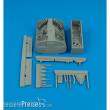Aires 2096 - 1:32 F-8 Crusader wheel bay Für Trumpeter Bausatz