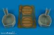 Aires 2139 - 1:32 Bf 109F wheel bay for Hasegawa