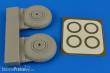 Aires 2207 - 1:32 II-2m2 wheels & paint masks