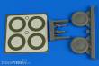 Aires 2236 - 1:32 I-16 wheels & paint masks for ICM/HAS/REV
