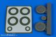 Aires 2245 - 1:32 Bf 108 wheels & paint masks - early for Eduard