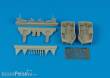 Aires 4357 - 1:48 F6F-3/5 Hellcat wheel bay für Eduard Bausatz