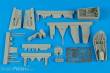 Aires 4359 - 1:48 He 162A Cockpit Set And Wheel Bay für Tamiya Bausatz