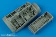 Aires 4370 - 1:48 F-16C Falcon wheel bays für Tamiya Bausatz