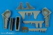 Aires 4380 - 1:48 F-105D Thunderchief wheel bay Für Hobby Boss Bausatz