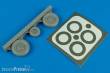 Aires 4414 - 1:48 F-105 Thunderchief wheels & paint masks für Trumpeter Bausatz