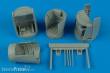 Aires 4426 - 1:48 Heinkel He 219A-7 main wheel bays für Tamiya Bausatz