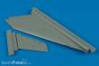 Aires 4434 - 1:48 J35 Draken vertical fin für Hasegawa Bausatz