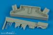 Aires 4478 - 1:48 Hawker Hurricane wheel bay for Hasegawa