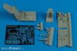 Aires 4479 - 1:48 Bf 109E-3 cockpit set for Academy