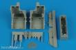Aires 4500 - 1:48 F-22A Raptor wheel bays for Hasegawa