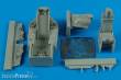 Aires 4514 - 1:48 F-16C Barak block 40 cockpit set (KIN)