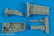 Aires 4554 - 1:48 F-5F Tiger II gun by for AFV Club