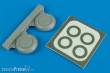 Aires 4559 - 1:48 TBD-1 Devastator wheels & paint masks