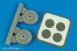Aires 4561 - 1:48 Fw 189 wheels & paint mask for GWH