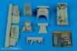 Aires 4567 - 1:48 P-38F Lightning cockpit set f.Academy