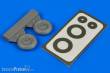 Aires 4601 - 1:48 YAK-1 wheels & paint masks for AM/Eduard