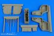 Aires 4632 - 1:48 Kfir C2/C7 wheel bay for Kinetic