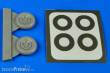 Aires 4637 - 1:48 Spitfire Mk.V five spokes wheels&paint m