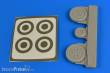 Aires 4694 - 1:48 MiG-21 wheels & paint masks for Eduard