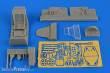 Aires 4698 - 1:48 Bf 109G-5 (late)cockpit set f. Eduard