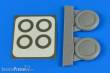 Aires 4717 - 1:48 Gloster Gladiator wheels&paint masks for Roden/Eduard