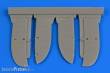 Aires 4719 - 1:48 I-153 Chaika control surfaces for ICM