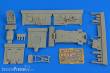 Aires 4728 - 1:48 P-40B Warhawk cockpit set for Airfix