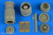Aires 4748 - 1:48 MiG-23BN late exhaust nozzle-opened for Trumpeter