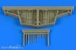 Aires 4750 - 1:48 Hawker Sea Fury wheel bay for Airfix