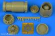 Aires 4759 - 1:48 MiG-23BN late exhaust nozzle - opened for Trumpeter