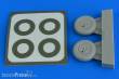 Aires 4781 - 1:48 Spitfire Mk.I wheels (with covers) & paint masks f.Tamiya