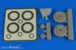 Aires 4793 - 1:48 A-1H Skyraider wheels & paint masks for Tamiya