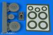 Aires 4802 - 1:48 Do 217N wheels & paint masks - early B ICM