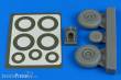 Aires 4806 - 1:48 Do 217N wheels & paint masks - late B for ICM