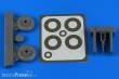 Aires 4808 - 1:48 Macchi Mc.202 - early wheels & paint masks for HAS/EDU
